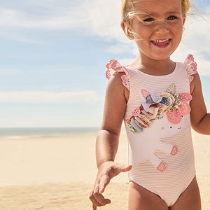 Yellow Daisy Frill Swimsuit