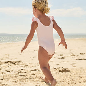 Yellow Daisy Frill Swimsuit