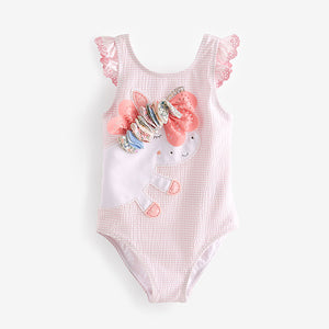 Yellow Daisy Frill Swimsuit