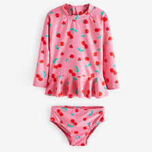 Load image into Gallery viewer, Pink Cherry Sunsafe Swim 2 Piece Set (3mths-5yrs)
