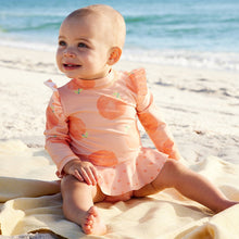 Load image into Gallery viewer, Orange Peach Sunsafe Swim 2 Piece Set (0mths-3yrs)
