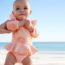 Load image into Gallery viewer, Orange Peach Sunsafe Swim 2 Piece Set (0mths-3yrs)
