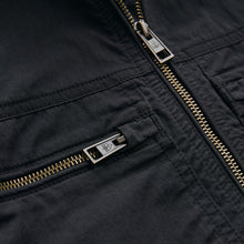 Load image into Gallery viewer, Black Shower Resistant Utility Shacket
