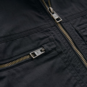Black Shower Resistant Utility Shacket