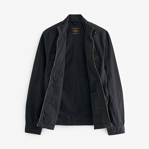 Black Shower Resistant Utility Shacket