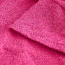 Load image into Gallery viewer, Bright Pink Oversized Hooded Towelling 100% Cotton Cover-Up
