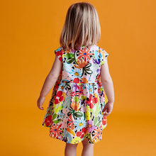 Load image into Gallery viewer, Multi Floral Button Through Summer Dress (3mths-5-6yrs)
