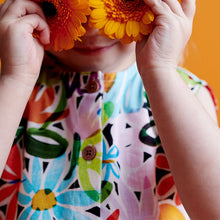 Load image into Gallery viewer, Multi Floral Button Through Summer Dress (3mths-5-6yrs)
