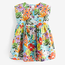 Load image into Gallery viewer, Multi Floral Button Through Summer Dress (3mths-5-6yrs)
