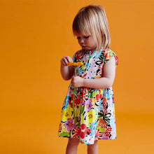 Load image into Gallery viewer, Multi Floral Button Through Summer Dress (3mths-5-6yrs)
