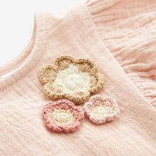 Load image into Gallery viewer, Pink Crochet Flower Dress (3mths-5-6yrs)
