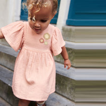 Load image into Gallery viewer, Pink Crochet Flower Dress (3mths-5-6yrs)
