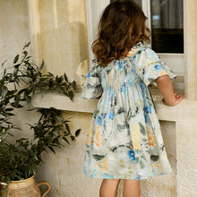 Load image into Gallery viewer, Green Printed Cotton Dress (3mths-5-6yrs)
