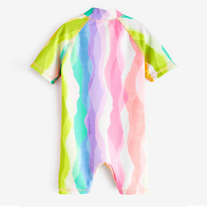 Multi Rainbow Sunsafe Swimsuit (3mths-5yrs)