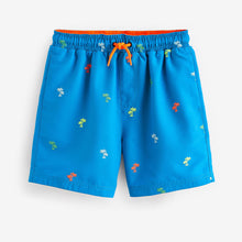 Load image into Gallery viewer, Cobalt Embroidered Printed Swim Shorts (3yrs-5yrs)
