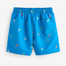 Load image into Gallery viewer, Cobalt Embroidered Printed Swim Shorts (3yrs-5yrs)
