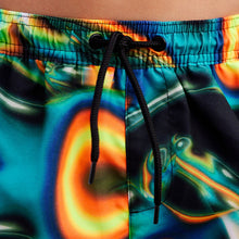 Load image into Gallery viewer, Black Heatmap Printed Swim Shorts (3yrs-12yrs)
