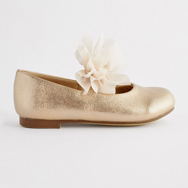 Gold Standard Fit (F) Mary Jane Bridesmaid Bow Occasion Shoes