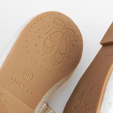 Load image into Gallery viewer, Silver Standard Fit (F) Mary Jane Touch Fastening Occasion Shoes
