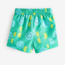 Load image into Gallery viewer, Green/Yellow Printed Swim Shorts (3mths-5yrs)
