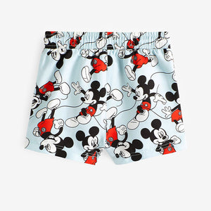 Blue Mickey Mouse Printed Swim Shorts (3mths-5yrs)