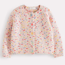 Load image into Gallery viewer, Pink Rainbow Spot Cardigan (3mths-4-5yrs)
