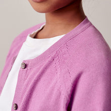 Load image into Gallery viewer, Purple Button Up Cardigan (3-12yrs)
