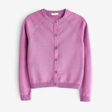 Load image into Gallery viewer, Purple Button Up Cardigan (3-12yrs)
