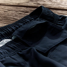 Load image into Gallery viewer, Navy Blue Palm Logo Essential Swim Shorts
