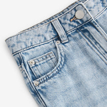 Load image into Gallery viewer, Mid Blue Denim Longline Shorts
