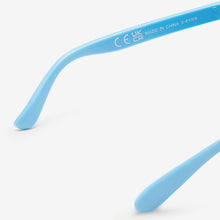 Load image into Gallery viewer, Blue Flower Sunglasses
