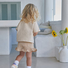 Load image into Gallery viewer, Pale Pink Ice Cream 100% Cotton Frill Short Set
