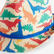 Load image into Gallery viewer, Rainbow Dinosaur Trilby Hat
