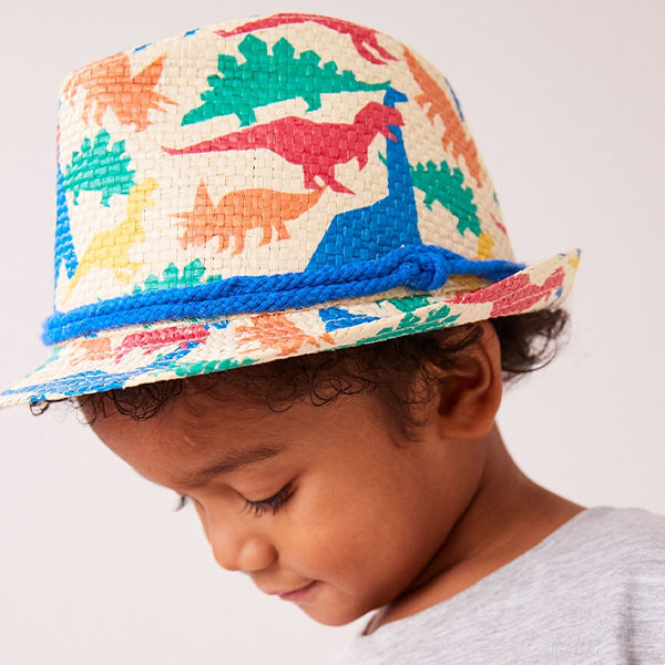 Rainbow Dinosaur Trilby Hat