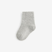 Load image into Gallery viewer, Blue/Grey 7 Pack Baby Socks (0mths-2yrs)
