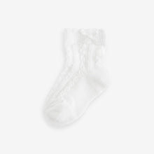 Load image into Gallery viewer, Pink Baby Cable Socks 7 Pack (0mths-2yrs)
