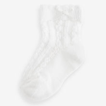 Load image into Gallery viewer, Pink Baby Cable Socks 7 Pack (0mths-2yrs)
