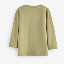 Load image into Gallery viewer, Green 100% Cotton Long Sleeve Character T-Shirt (3mths-6yrs)

