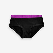 Load image into Gallery viewer, Black Hipster Briefs 5 Pack (2-12yrs)
