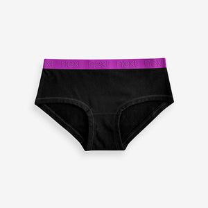 Black Hipster Briefs 5 Pack (2-12yrs)