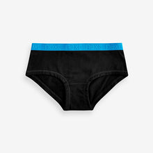 Load image into Gallery viewer, Black Hipster Briefs 5 Pack (2-12yrs)
