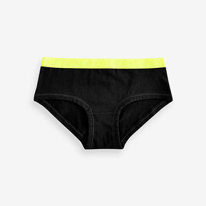 Black Hipster Briefs 5 Pack (2-12yrs)