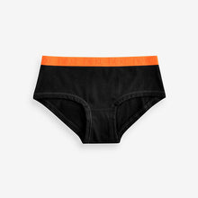 Load image into Gallery viewer, Black Hipster Briefs 5 Pack (2-12yrs)
