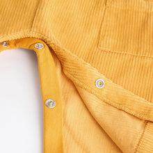 Load image into Gallery viewer, Bright Transport Corduroy 100% Cotton Baby Dungarees and Bodysuit Set (0mths-18mths)
