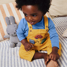 Load image into Gallery viewer, Bright Transport Corduroy 100% Cotton Baby Dungarees and Bodysuit Set (0mths-18mths)
