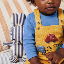 Load image into Gallery viewer, Bright Transport Corduroy 100% Cotton Baby Dungarees and Bodysuit Set (0mths-18mths)
