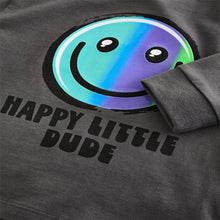Load image into Gallery viewer, Grey 100% Cotton Long Sleeve Character T-Shirt (3mths-6yrs)
