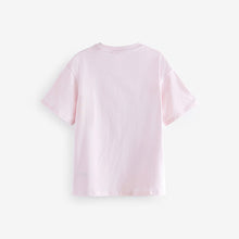 Load image into Gallery viewer, Pink/Lilac Oversized Graphic Print T-Shirt (3-12yrs)
