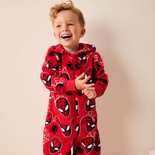 Load image into Gallery viewer, Red Spiderman Fleece All-In-One (1.5-9yrs)
