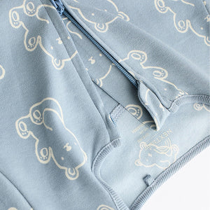 Blue Baby Sleepsuits 3 Pack (0-18mths)